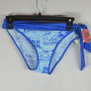 Dippers California Bikini Woman's M Swimwear Blue